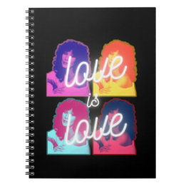Love is love Cher LGBTQ Pride Month Notitieboek