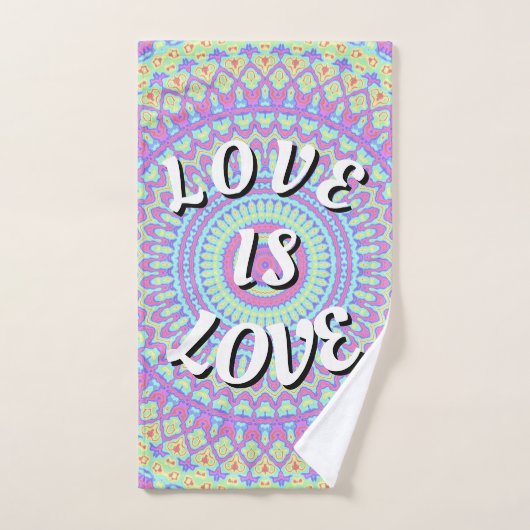 Love Is Love Fierté (Serviette à main)