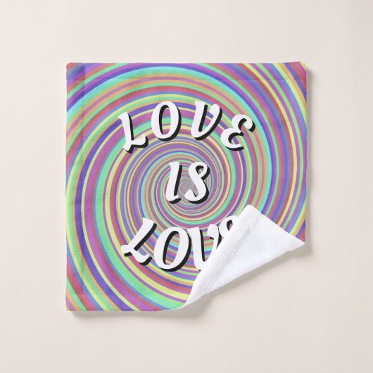 Love Is Love Fierté (Gant de toilette)
