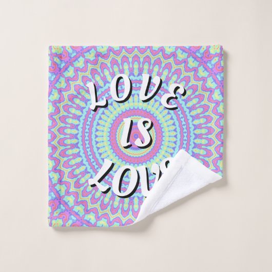 Love Is Love Fierté (Gant de toilette)
