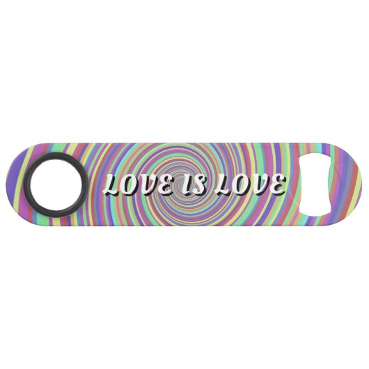 Love Is Love Fierté Bar Key (Devant (Horizontal))