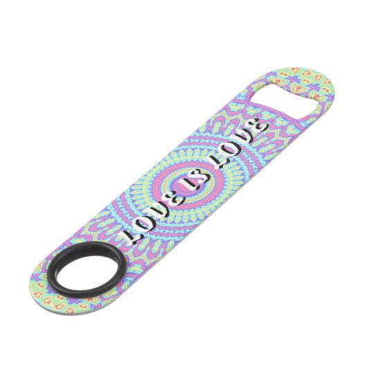 Love Is Love Fierté Bar Key (Devant angulaire)