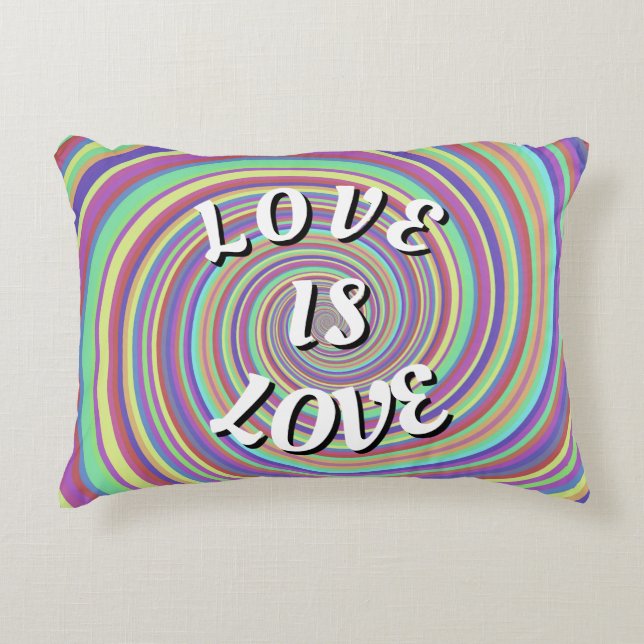 Love Is Love Fierté Coussin Accent (Devant)