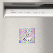 Love Is Love Fierté Magnet (In Situ (Lave-vaisselle))