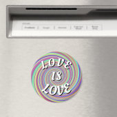 Love Is Love Fierté Magnet (In Situ (Lave-vaisselle))