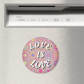 Love Is Love Fierté Magnet (In Situ (Lave-vaisselle))
