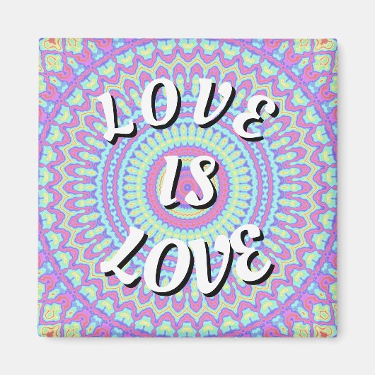 Love Is Love Fierté Magnet (Devant)