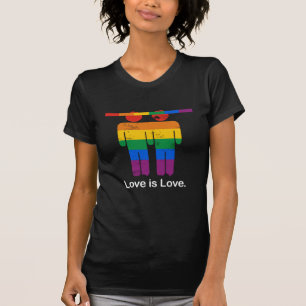 LOVE IS LOVE GAY COUPLE T-SHIRT