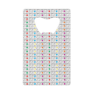 LOVE is LOVE-gelijkheidscitaat in regenboogkleuren Kredietkaart Flessenopener