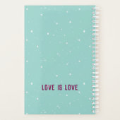 LOVE IS LOVE Planificateur de Fierté (Dos)