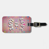 Love Is Love Pride Bagagelabel (Voorkant horizontaal)