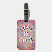 Love Is Love Pride Bagagelabel (Voorkant verticaal)