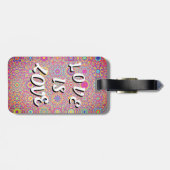 Love Is Love Pride Bagagelabel (Achterkant horizontaal)