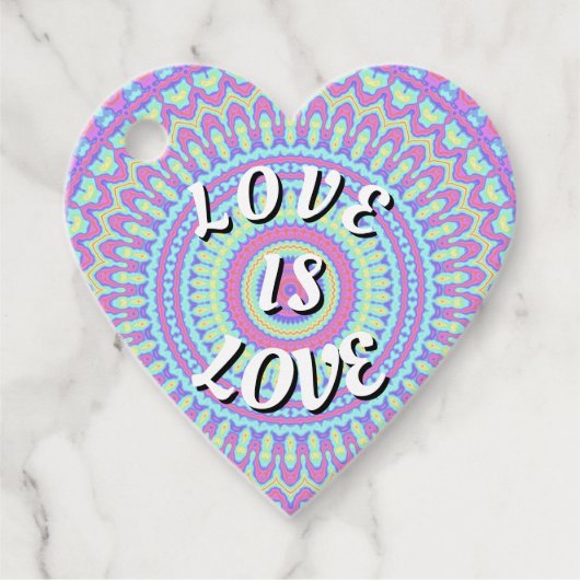 Love Is Love Pride Bedankjes Labels (Voorkant)