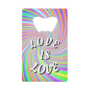 Love Is Love Pride Credit Card Flesopener Kredietkaart Flessenopener