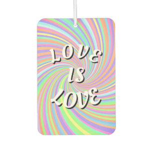 Love Is Love Pride Désodorisant pour Voiture