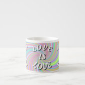 Love Is Love Pride Espresso Kop (Voorkant)