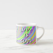 Love Is Love Pride Espresso Kop (Rechts)