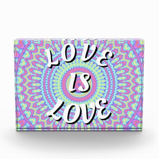 Love Is Love Pride  Fotoblokken (Voorkant)