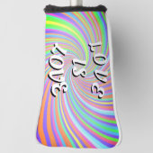 Love Is Love Pride Golfheadcover (Draai 90)