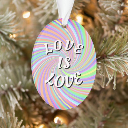Love Is Love Pride Ornament (Boom)