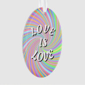 Love Is Love Pride Ornament (voorkant)