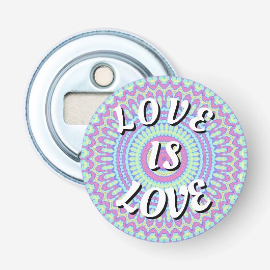 Love Is Love Pride Ouvre-bouteille (Devant)