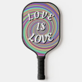 Love Is Love Pride Pickleball Paddle (Voorkant)