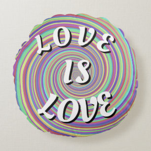 Love Is Love Pride Ronde Kussen