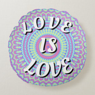 Love Is Love Pride Ronde Kussen