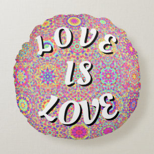 Love Is Love Pride Ronde Kussen