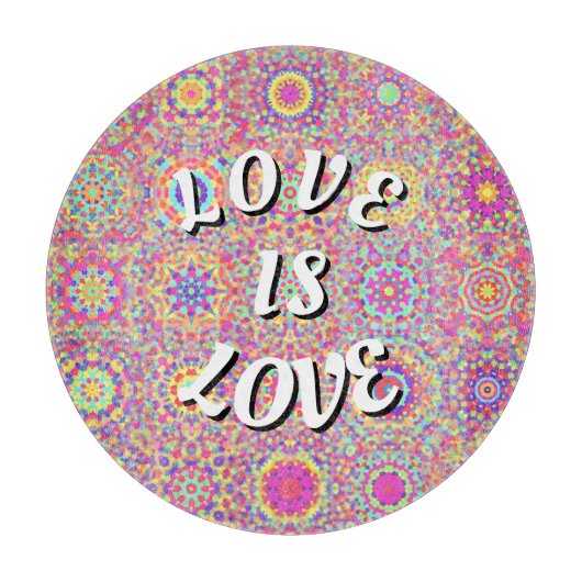 Love Is Love Pride Snijplank (Voorkant)