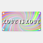 Love Is Love Pride Spandoek (Horizontaal)