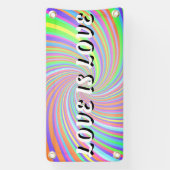 Love Is Love Pride Spandoek (Verticaal)