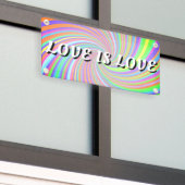 Love Is Love Pride Spandoek (Buitenkant Gebouw)