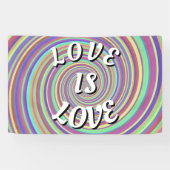 Love Is Love Pride Spandoek (Horizontaal)