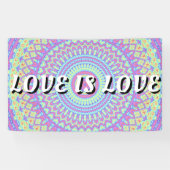 Love Is Love Pride Spandoek (Horizontaal)