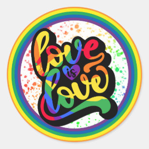 Love is Love Pride Sticker, LGBTQ+ Sticker