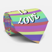 Love Is Love Pride Stropdas (Opgerold)