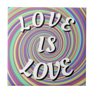 Love Is Love Pride Tegeltje