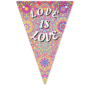 Love Is Love Pride Vlaggetjes