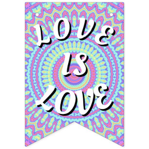 Love Is Love Pride Vlaggetjes