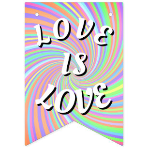 Love Is Love Pride Vlaggetjes
