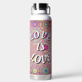 Love is Love Pride Waterfles (Achterkant)