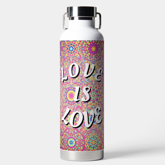 Love is Love Pride Waterfles (Voorkant)