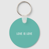 LOVE IS LOVE Sleutelhanger (Achterkant)