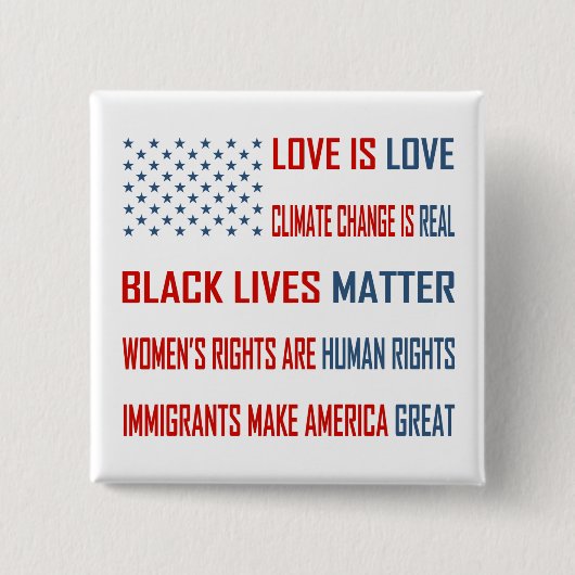 Love is Love Square Button (Voorkant)
