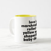 LOVE IS MARSHMALLOWS GEWALST IN ... MOK (Voorkant links)