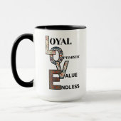 "Love Is" Mug (Gauche)