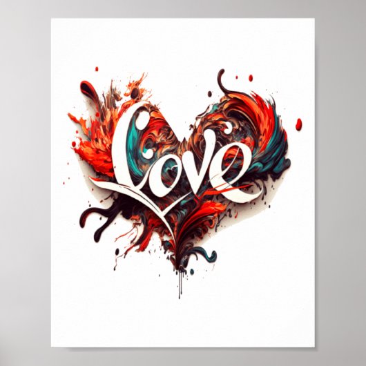 Love Is On Valentines Day Poster (Voorkant)